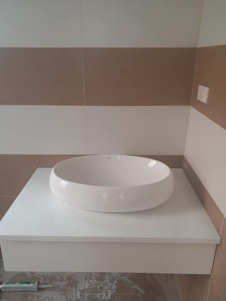 Kiểu lavabo chậu rửa không lỗi mốt