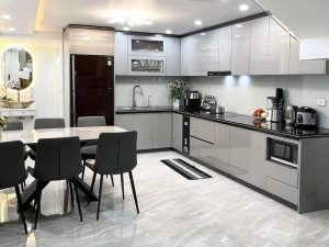 Đá đen Kim Sa ốp bàn bếp