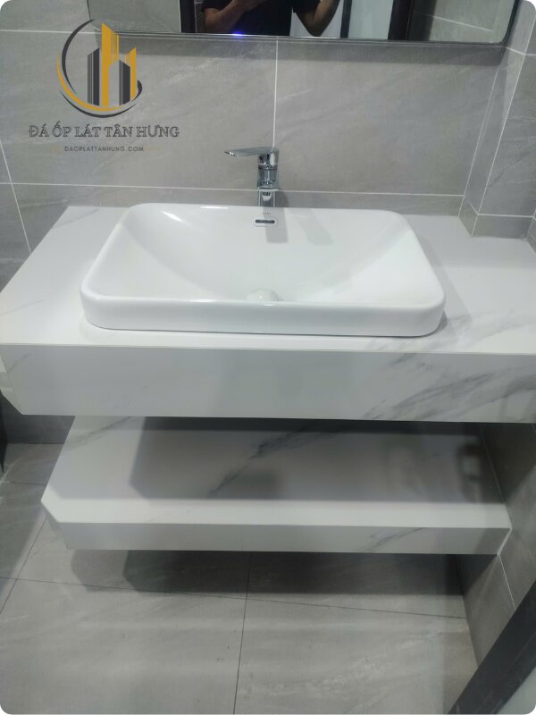 Kích thước bàn đá Lavabo 2 tầng 