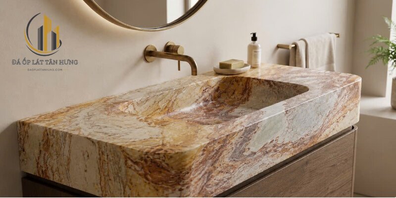 Mẫu lavabo đặt dương 