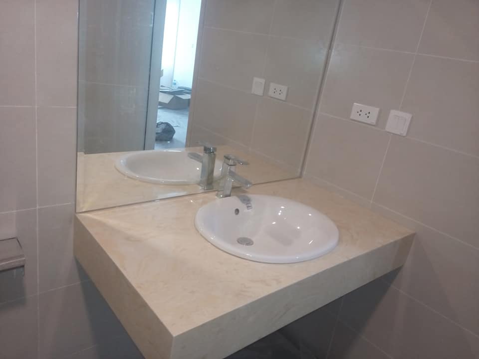 Mẫu bàn đá lavabo nhân tạo