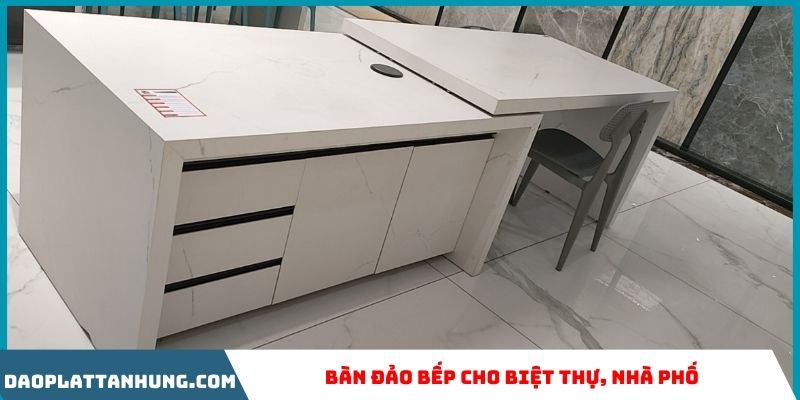 Bàn đảo bếp cho biệt thự, nhà phố