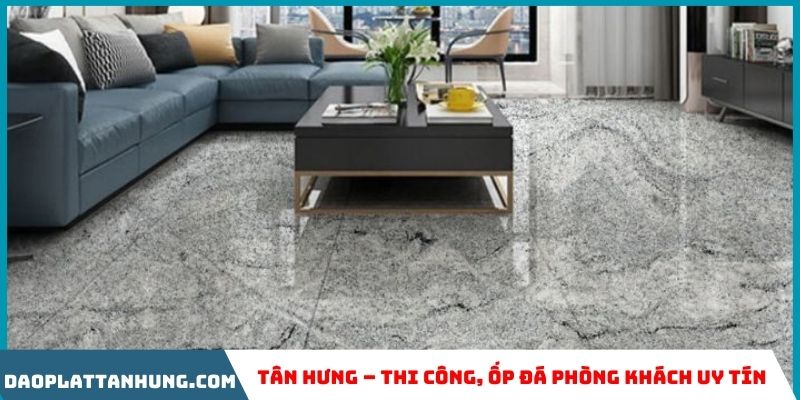 Tân Hưng – Đơn vị thi công, ốp đá phòng khách uy tín