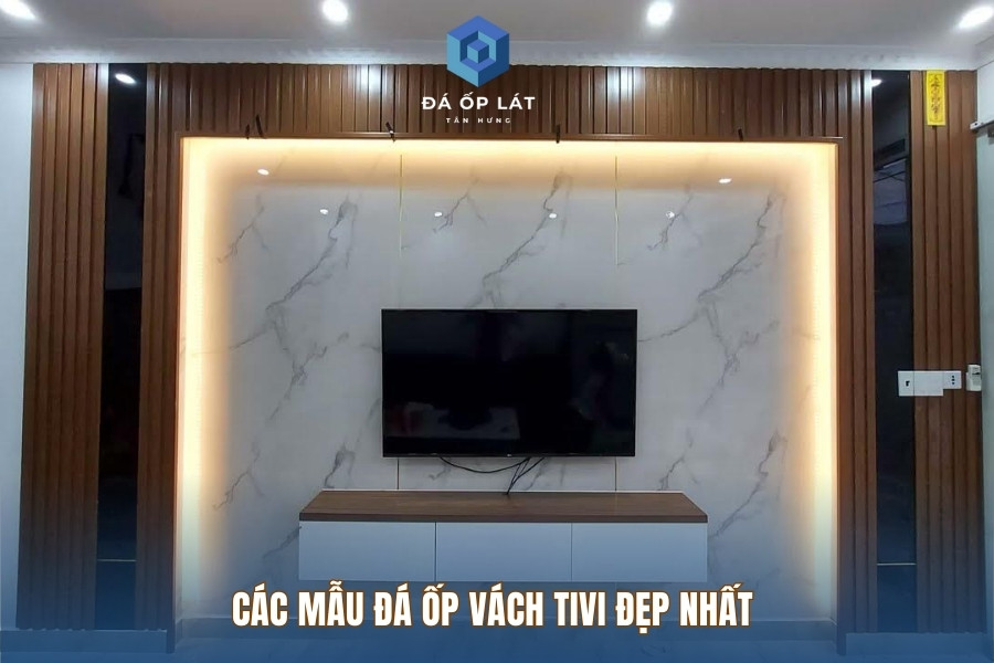 Các mẫu đá ốp vách tivi đẹp nhất