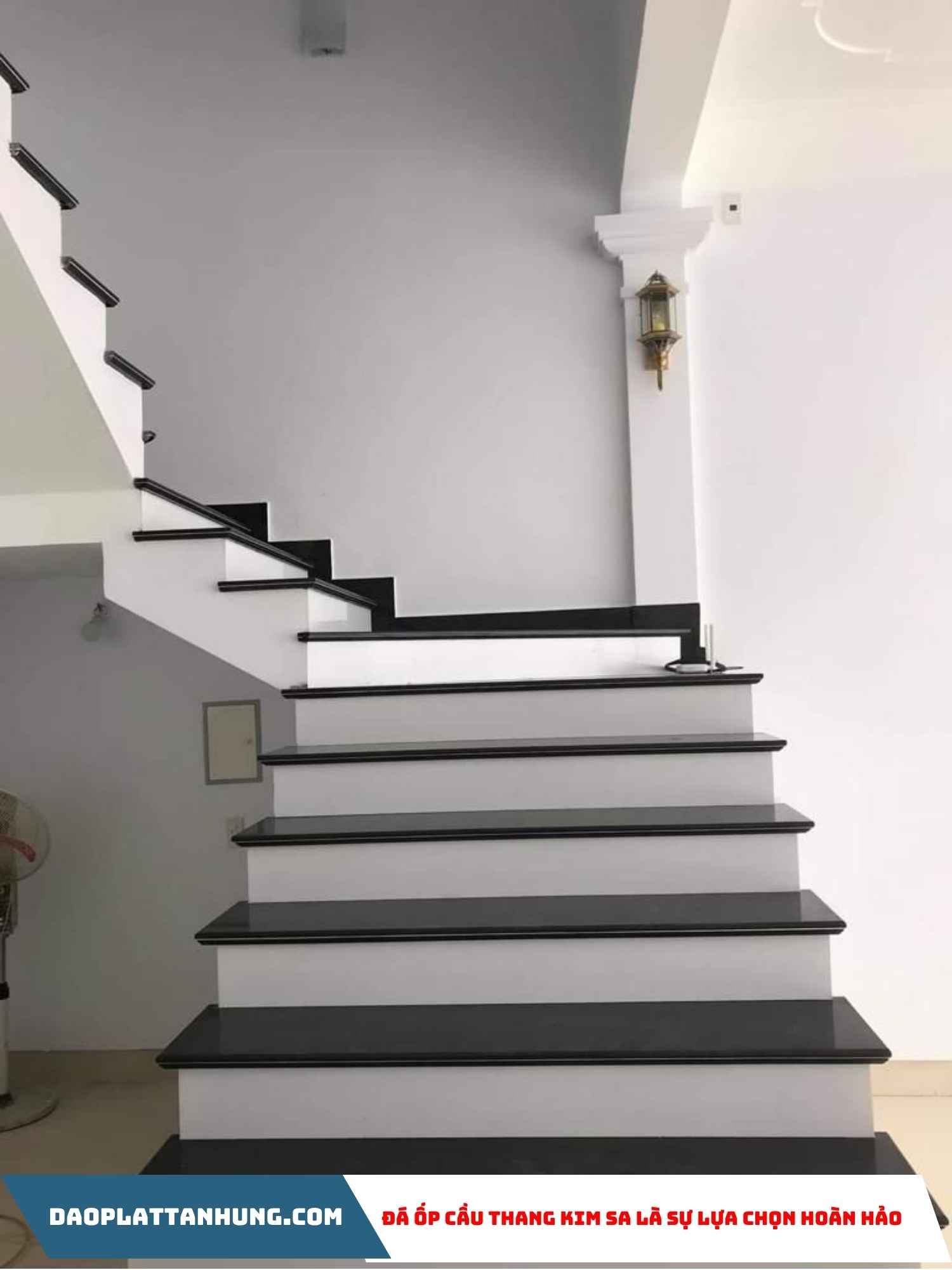 Đá ốp cầu thang kim sa là sự lựa chọn hoàn hảo 