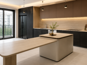 Đá Traventin Vasta Sabia ốp bàn bếp, bàn đảo