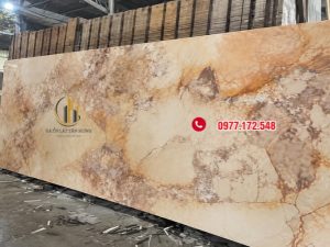 Mẫu đá nung kết màu vàng vân đẹp